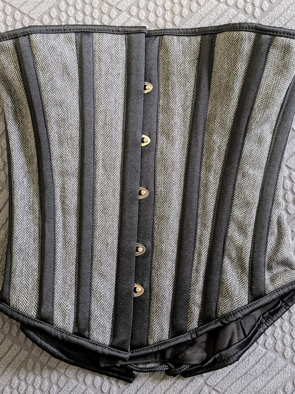 Edwardian Herringbone Waist Cincher